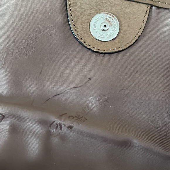 VINTAGE FOSSIL 25082 GENUINE LEATHER BROWN SHOULDER BAG PURSE - Picture 7 of 11